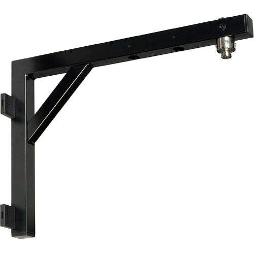 Neumann LH 45 L' shaped adapter to mount a loudspeaker onto a wall, black (RAL 9005) - Neumann LH 45 Wall Mount L Bracket