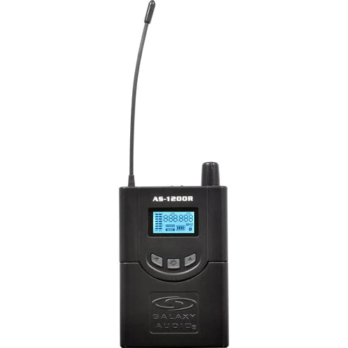 Galaxy Audio AS-1206-4* 210 selectable channels - Galaxy Audio AS-1206-4 Personal Wireless In-Ear Monitor System with 4 Receivers & EB6 Earbuds (D: 584 to 607 MHz) 4 EB6 ear buds, rack ears