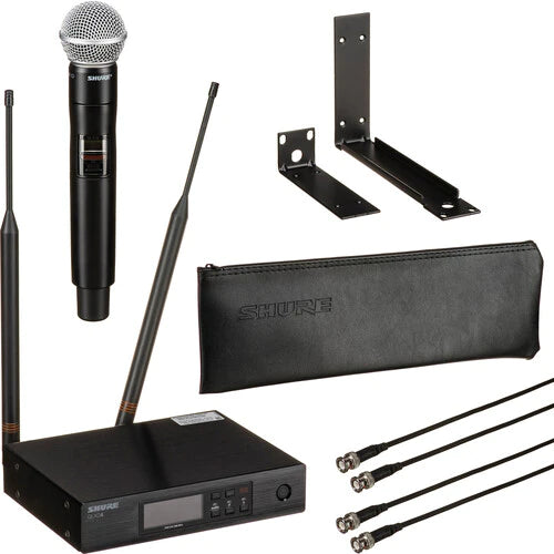 Shure QLXD24/SM58-H50 Wireless Handheld System - Shure QLXD24/SM58 Digital Wireless Handheld Microphone System with SM58 Capsule (H50: 534 to 598 MHz)