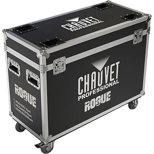 CHAUVET PRO CP2CASEMED - Chauvet Professional CP2CASEMED 2-Fixture Road Case for Maverick Force S/1 Spot, S/2 Profile, Rogue R2 X/R3 Spot Case