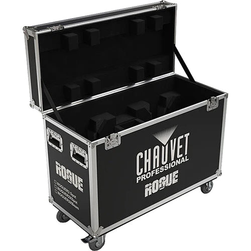 CHAUVET PRO CP2CASEMED - Chauvet Professional CP2CASEMED 2-Fixture Road Case for Maverick Force S/1 Spot, S/2 Profile, Rogue R2 X/R3 Spot Case