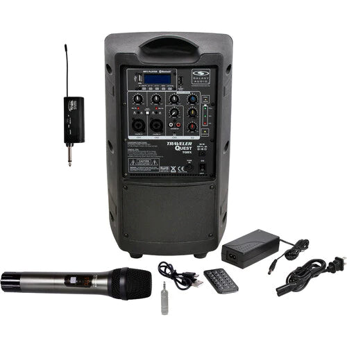 Galaxy Audio GTU-H0P5A0 TREK UHF HANDHELD WIRELESS: UHF Mini wireless handheld system, handheld transmitter, dual receiver