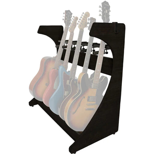 GATOR CASES GFW-ELITEGTR5RK-BLK Frameworks Elite Series 5 spaces Guitar Rack - Black Finish