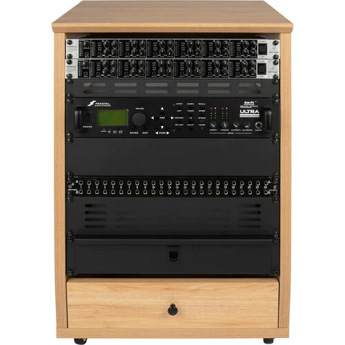 GATOR CASES GFW-ELITESTUDIORK12-MPL Elite Series 12U Angled Studio Rack - MPL