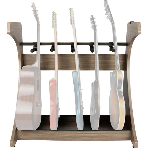 GATOR CASES GFW-ELITEGTR5RK-GRY Frameworks Elite Series 5 spaces Guitar Rack - Grey Finish