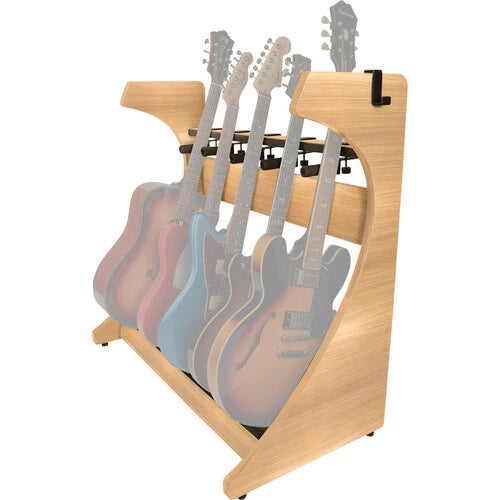 GATOR CASES GFW-ELITEGTR5RK-MPL Frameworks Elite Series 5 spaces Guitar Rack - Maple Finish