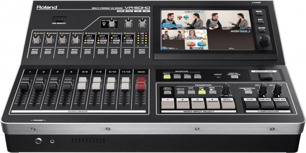 ROLAND VR-50HD  - Multi-Format AV Mixer