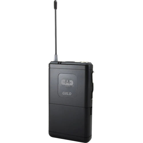 CAD AUDIO GXLD2BBAH Digi W-less Dual BP Mic System AH Frequency - CAD GXLD2BBAH Dual-Channel Digital Wireless Microphone System with Headsets and Guitar Cables (AH: 903 to 915 MHz)