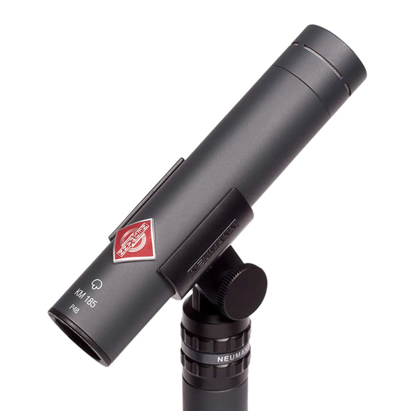 Neumann KM 185-MT Hypercardioid mic with K 50 capsule, SG 21 BK, WNS 100 - Neumann KM 185 MT Microphone (Matte Black)