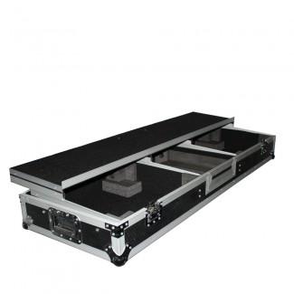 PRO-X- XS-TMC1012WLTFSTND - ProX XS-TMC1012WLTFSTND DJ Coffin Case For 10 Or 12 Mixer And 2X 1200