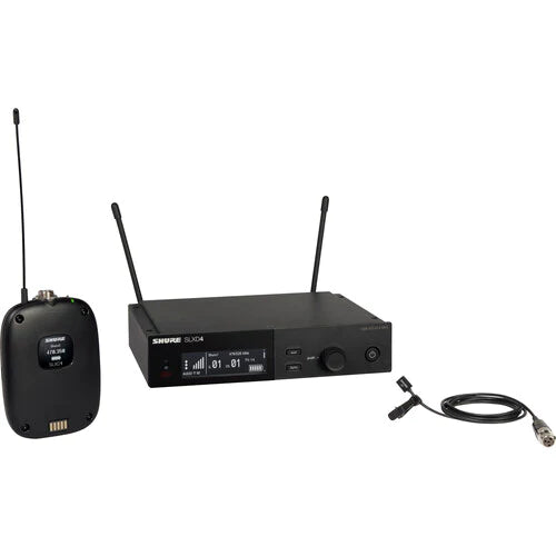 Shure SLXD14/93-J52 Wireless Lavalier System - Shure SLXD14/93 Digital Wireless Omni Lavalier Microphone System (J52: 558 to 602 + 614 to 616 MHz)