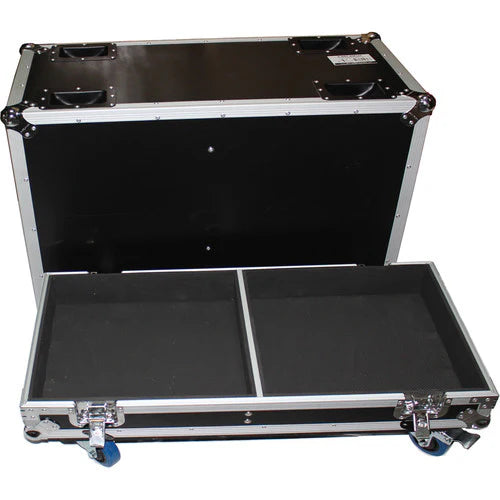 PRO-X- X-QSC KW152 - ProX X-QSC-KW152 ATA Flight Case for Two QSC-KW152 Speakers (Black)