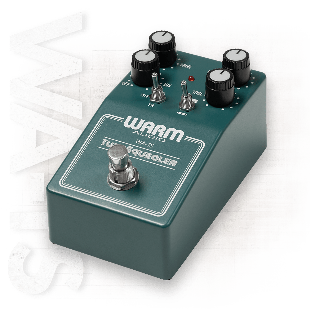 WARM WA-TS Tube Squealer Three-Mode, Soft-Clipping, Tube Amp-Driving Overdrive Pedal