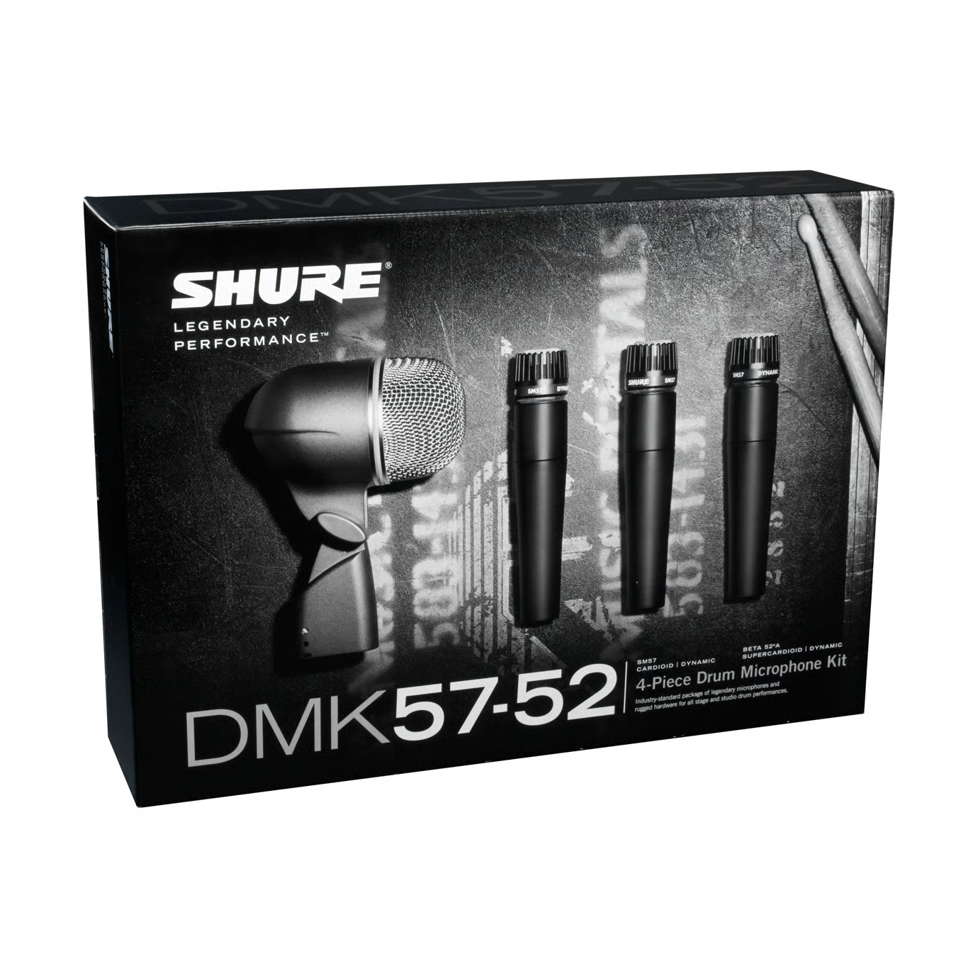 SHURE DMK57-52 DRUM KIT (4) MICROHONES