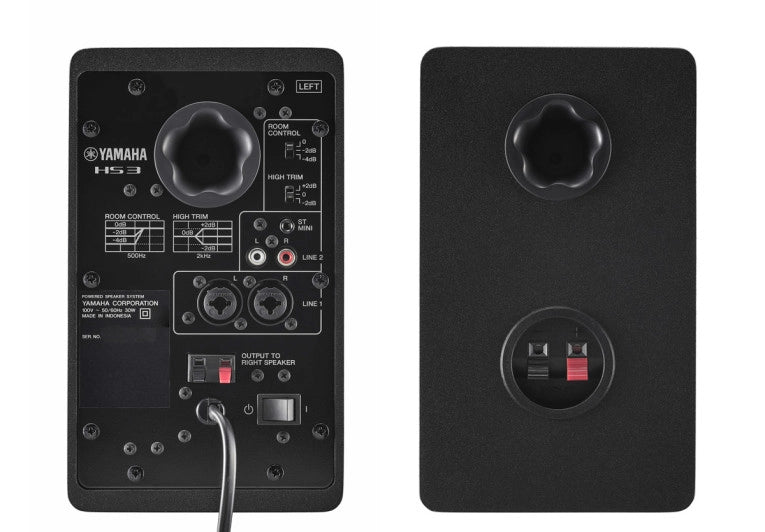 YAMAHA HS3 - (Pair) High-quality compact studio monitors