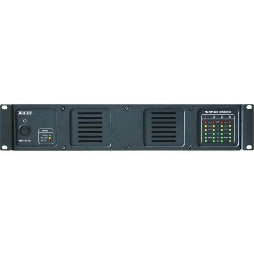 TRA-4150 - Ashly TRA4150 Rackmount 4-Channel Power Amplifier With 70V100V Transformer - 80 Watts Per Channel At 8 Ohms