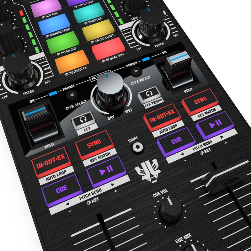 RELOOP MIXTOUR PRO - High-quality, ultra-portable, all-in-one four-deck DJ  controller with audio interface