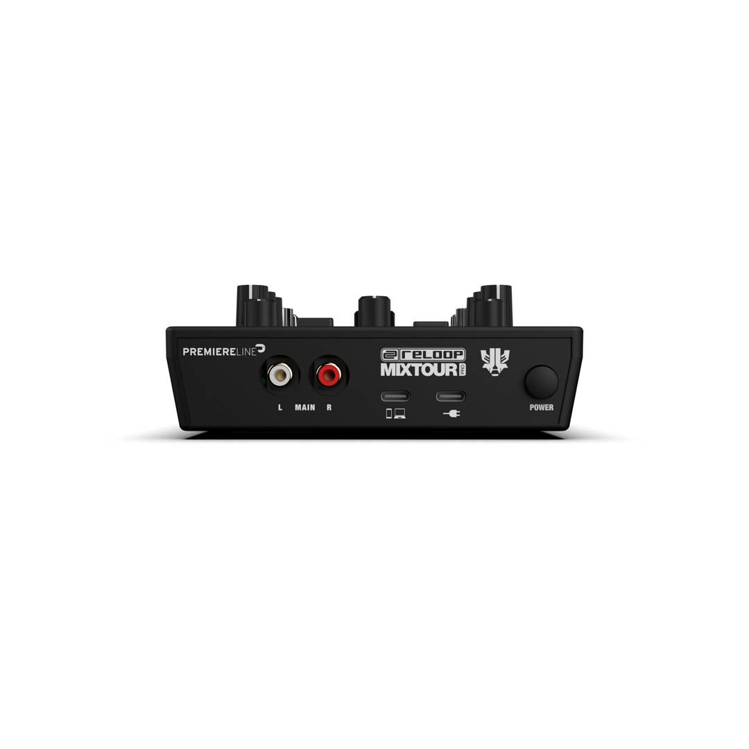 Reloop Mixtour pro DJコントローラー Reloop Mixtour Pro 4-Deck Portable DJ Controller with USB-C Audio