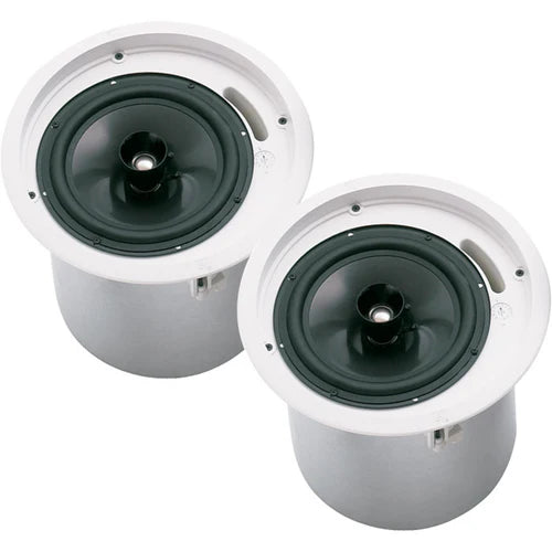 ELECTRO-VOICE C8.2 (PAIR-WHITE) - 8" 2‑way coaxial ceiling loudspeaker