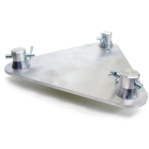 Global Truss F23-TR-96129 GTR Clamps and Accessories - Global Truss F23-TR-96129 Aluminum Base Plate for F23 Mini Triangular Truss