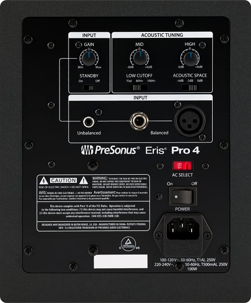 PRESONUS ERIS-PRO4 - 4 inches coaxial Installation & monitor speaker.