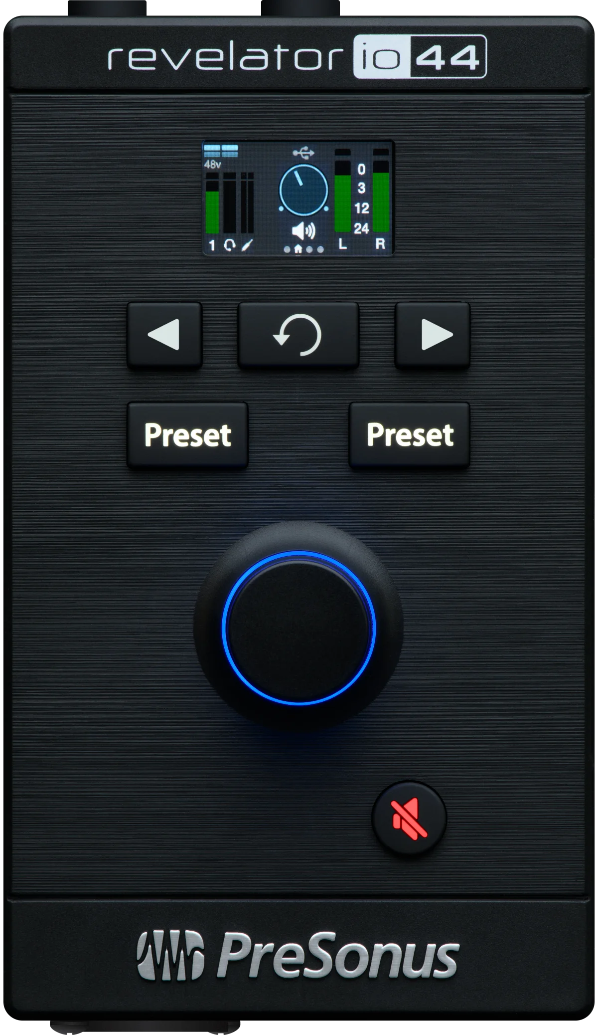 PRESONUS REVELATOR-Io44 - Ultra-compact, mobile bus-powered USB-C® compatible audio interface for recording, streaming, podcasting and more