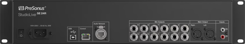 PRESONUS Studiolive-SE24R - 40-channel rack mixer with 24 onboard XMAX-R