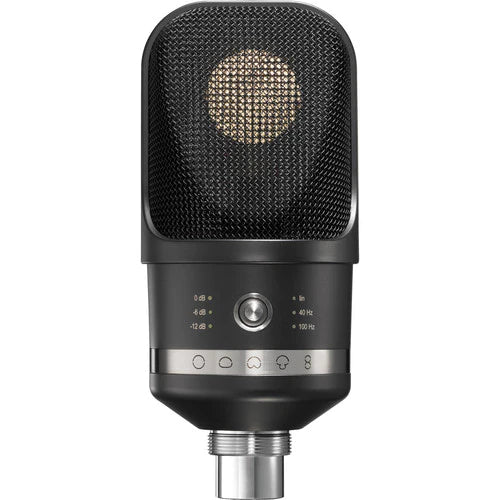 Neumann TLM 107 BK Multi-pattern mic delivering balanced sound - Neumann TLM 107 Multi-Pattern Large Diaphragm Condenser Microphone (Black)