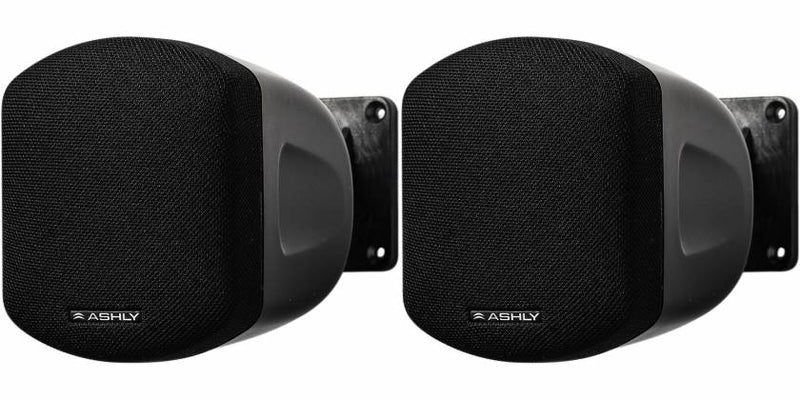 ASHLY AW2.1P - Ashly AW2.1P Passive Full Range All Weather Speaker Pair - 2.5" (Black)