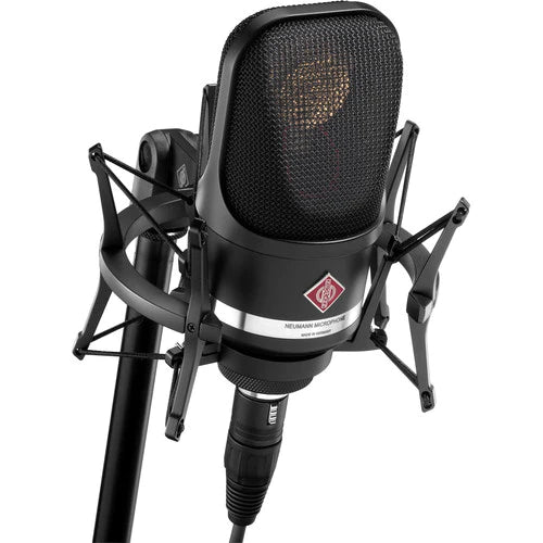 Neumann TLM 107 BK Multi-pattern mic delivering balanced sound - Neumann TLM 107 Multi-Pattern Large Diaphragm Condenser Microphone (Black)