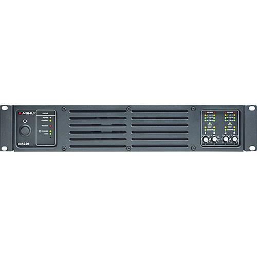 ASHLY ne4250.70ped - Ashly NE4250.70PED 4-Channel 1000W Network-Enabled Power Amplifier with AES3, OPDante Cards, & Protea DSP Software Suite (70V)