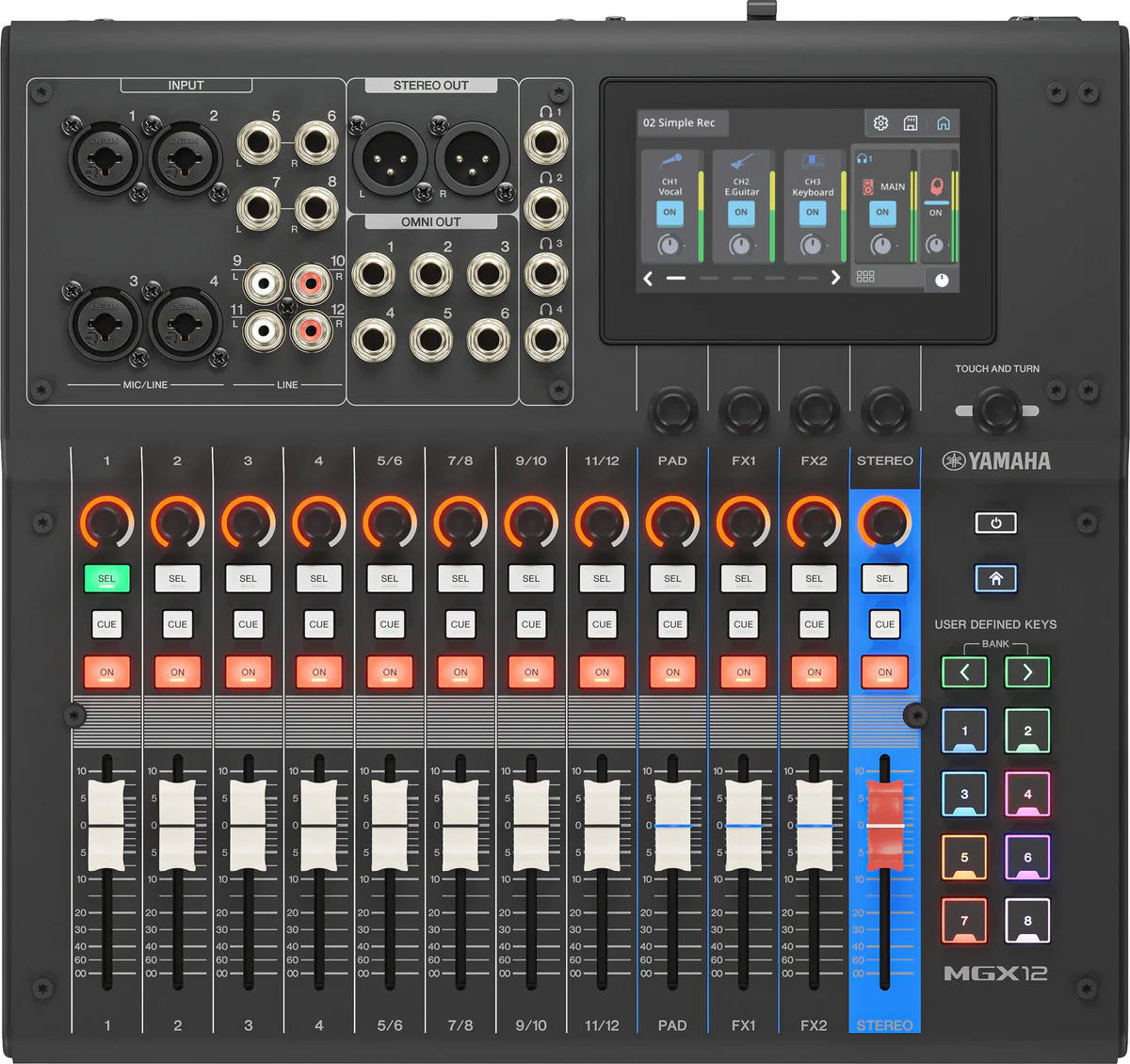 YAMAHA MGX12 - 18-Channel Digital Mixing Console