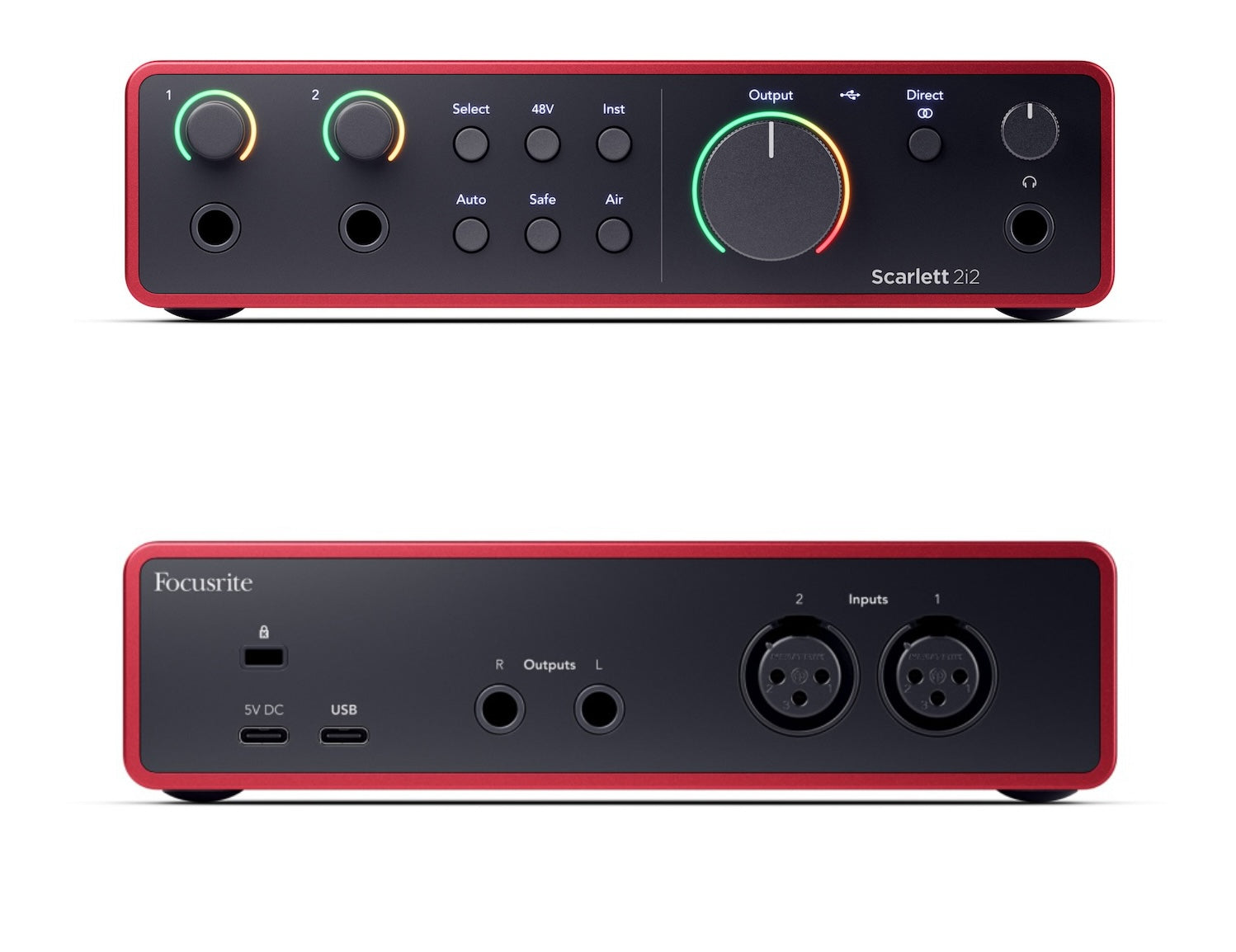 FOCUSRITE Scarlett 2i2 4th GEN - 2 In / 2 out USB Audio Interface