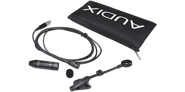 AUDIX ADX20IP - Audix ADX20IP Cardioid Condenser Instrument Microphone w/ APS910 Power Supply