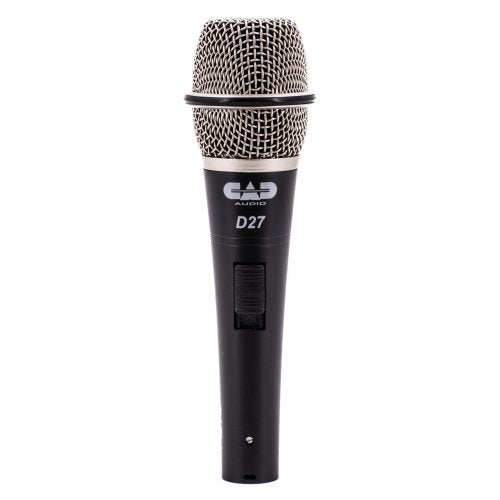 CAD AUDIO D27 Supercardioid Dynamic Mic w.SW - CAD D27 Supercardioid Dynamic Microphone with Switch