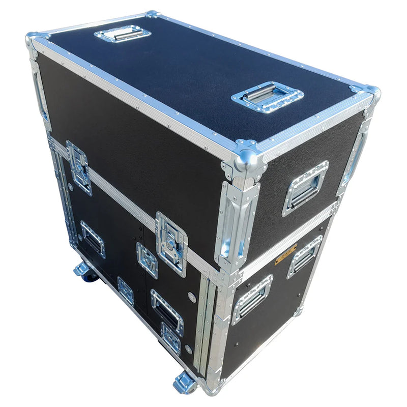 PRO-X- XZF-YDM7EX1U LMA - ProX XZF-YDM7EX1U LMA Yamaha DM7-EX Flip-Ready Hydraulic Console Retracting Lifting 1U Rack Space Flight Case