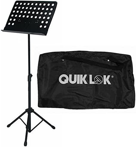 QUIKLOK MS330-W/BAG Sheet Music stand with perforated metal desk, bag - QUIK LOK MS330-W/BAG