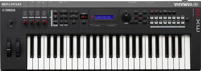 YAMAHA MX49 BK YAMAHA MUSIC SYNTHESIZER - Yamaha MX49 BK MX Series 49-Key Music Synthesizer - Black mx-49-bk
