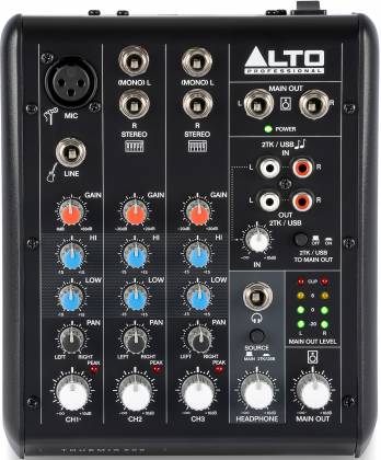 ALTO TRUEMIX500 - 5-CHANNEL ANALOG MIXER WITH USB