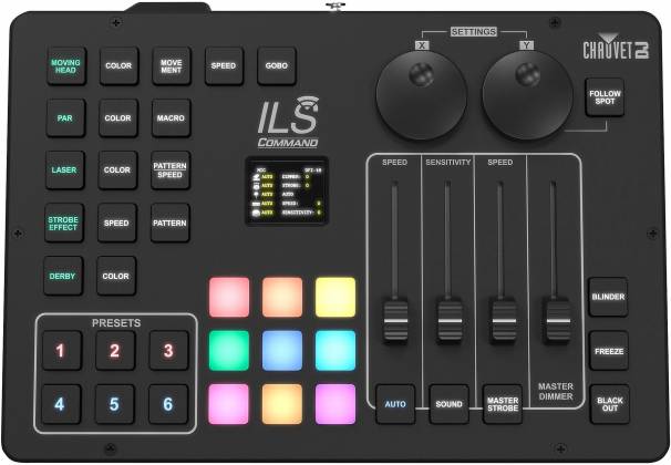 CHAUVET DJ PACKAGE (2) GIGBAR BRIDGE ILS (1) ILS COMMAND (STANDS NOT INCLUDED)