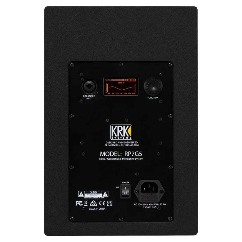 KRK ROKIT RP8 G5 - Active 7” Two-Way Studio Reference Monitor