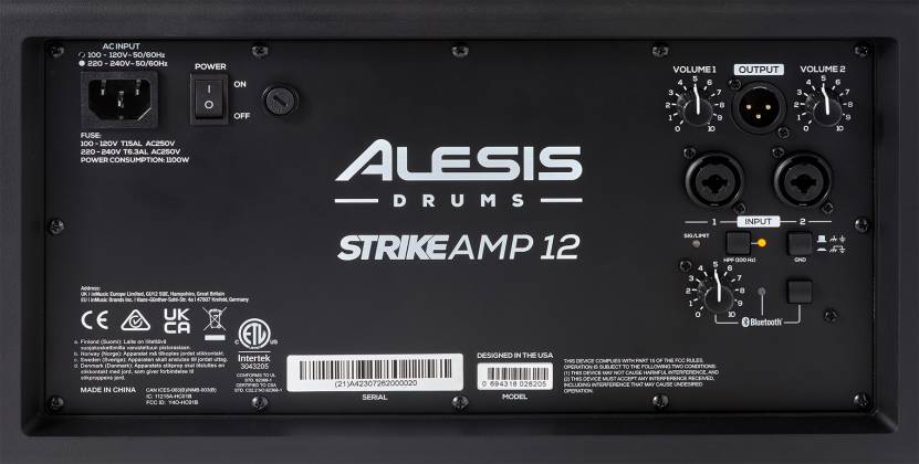 ALESIS STRIKEAMP12MK11 - 2500-Watt Electronic Drum Amplifier with Bluetooth®