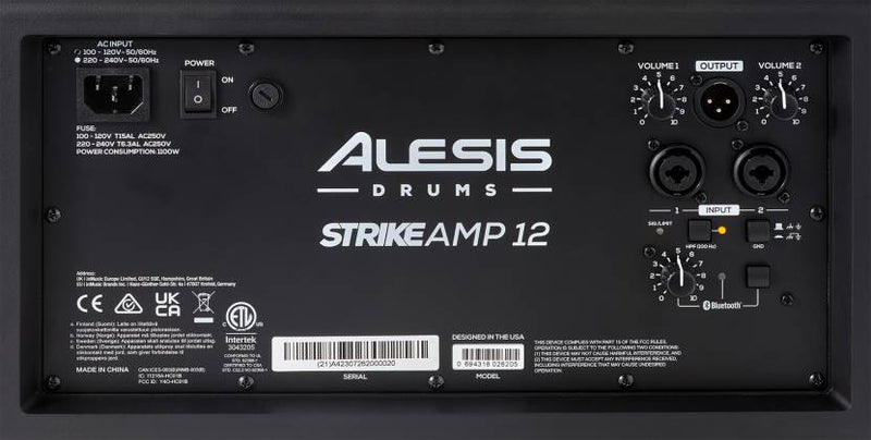 ALESIS STRIKEAMP12MK11 - 2500-Watt Electronic Drum Amplifier with Bluetooth®