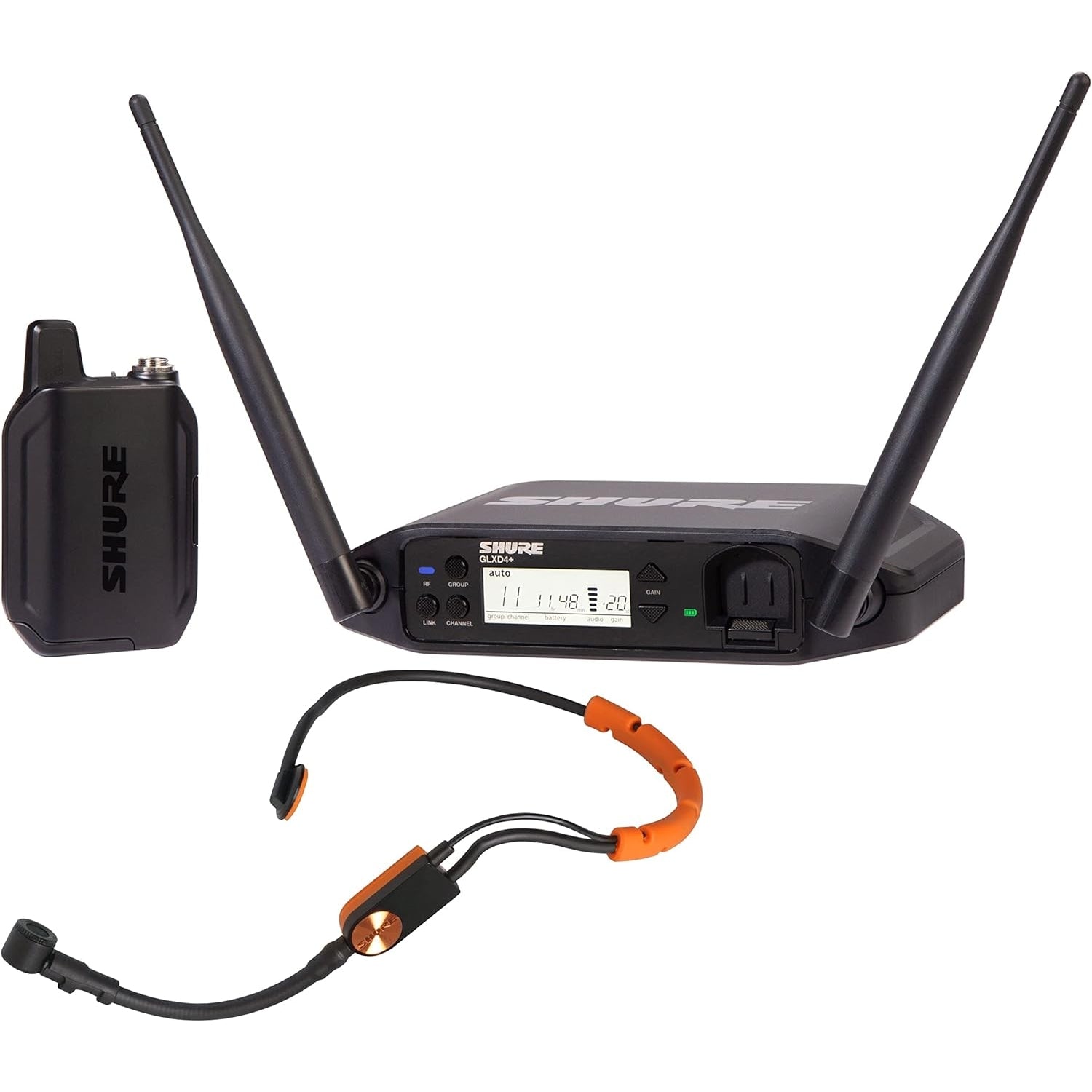 SHURE GLXD14+/SM31 - Digital Wireless Headset System with SM31  Headset Microphone