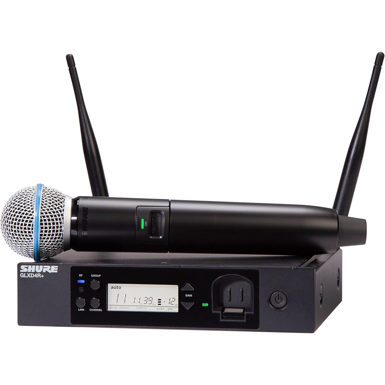 SHURE GLXD24R+/B58-Z3 - Digital Wireless Rack System with BETA58® Vocal Microphone