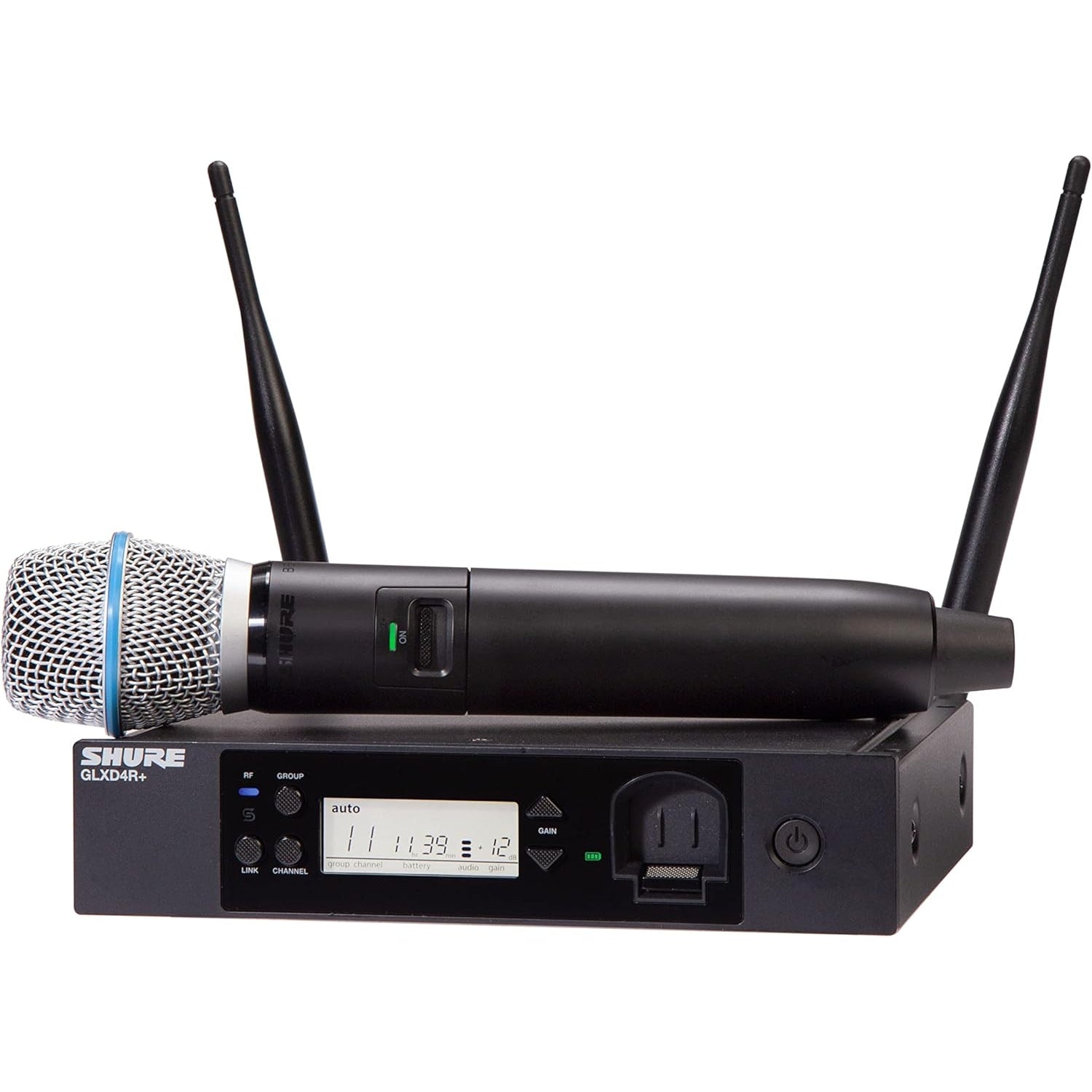 SHURE GLXD24R+/87A-Z3 - Digital Wireless Rack System with BETA87A® Vocal Microphone