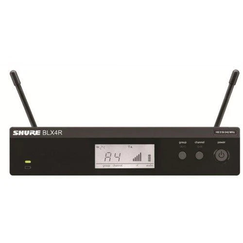 Shure BLX4R-J11 Wireless Receiver - Shure BLX4R Rackmount Wireless Receiver (J11: 596 to 616 MHz)