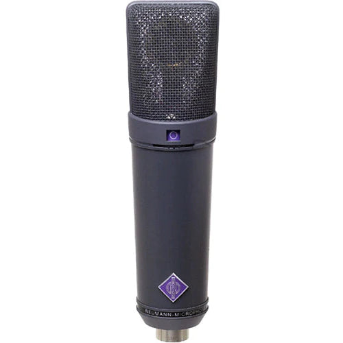 Neumann U89 I MT Multi-pattern mic with K 89 capsule, five patterns, pad, filter, in woodbox - Neumann U 89 I MT Large Diaphragm Condenser Microphone (Black)