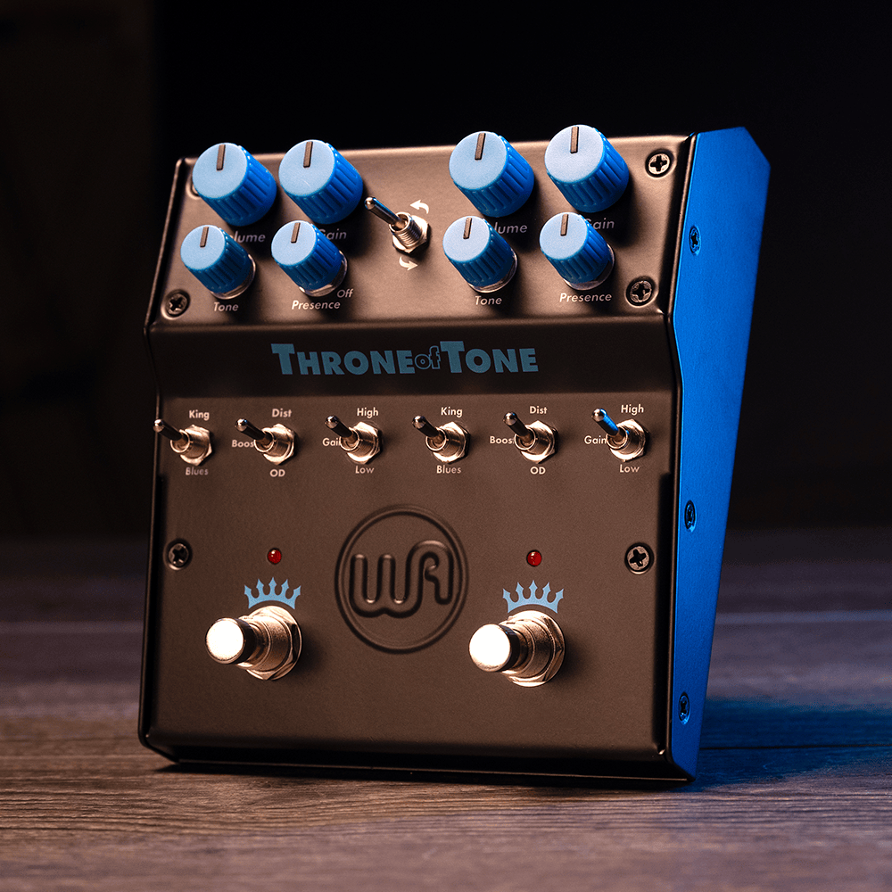 WARM WA-TOT - Throne of Tone Dual-Sided British-Amp-Inspired Overdrive Pedal