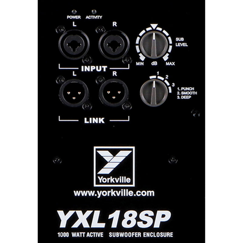 YORKVILLE YXL18SP - Powered sub 18'' 1000 watts